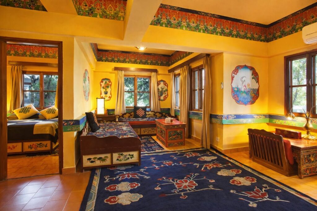 mid range hotel room interior near HPCA stadium Dharamshala for where to stay near HPCA stadium