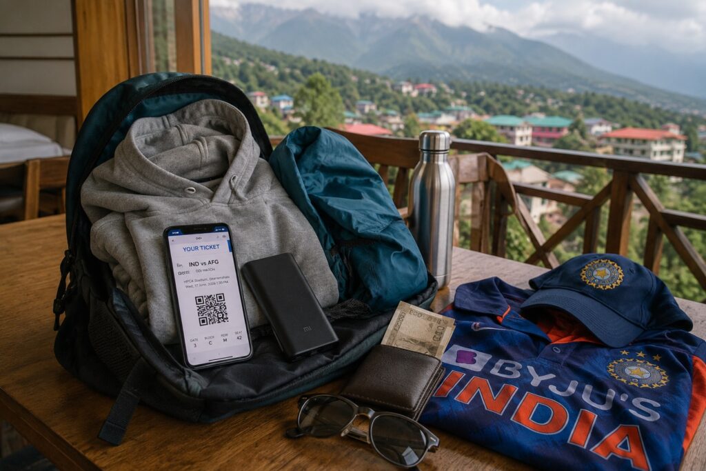 India vs Afghanistan Dharamshala match-day essentials packed for HPCA Stadium